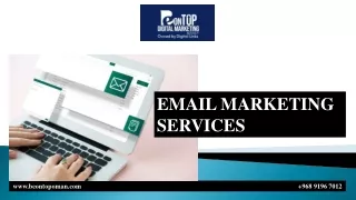 EMAIL MARKETING SERVICES