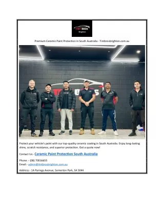 Premium Ceramic Paint Protection in South Australia