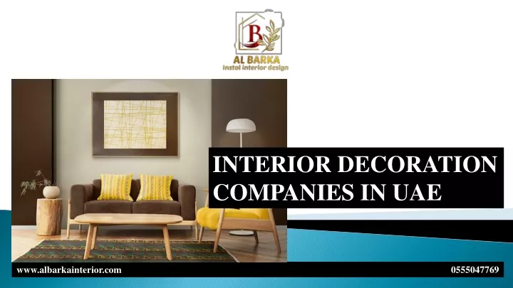 interior decoration companies in uae