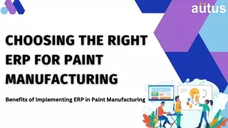 The Essential Guide to Implementing ERP in Paint Manufacturing