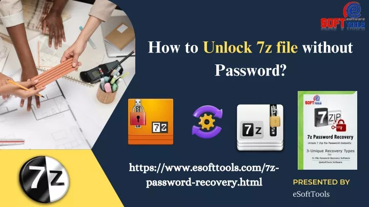 how to unlock 7z file without password