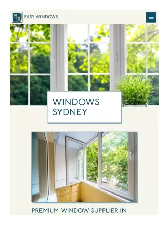 Windows Sydney