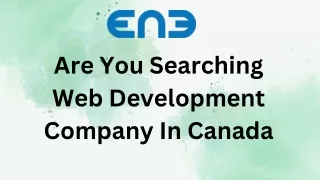 are you searching web development company