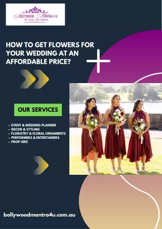 How to Get Flowers For Your Wedding at an Affordable Price?