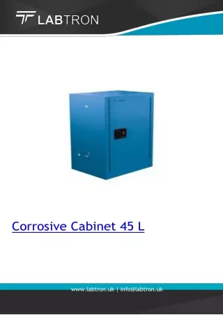 Corrosive-Cabinet 45 Litters