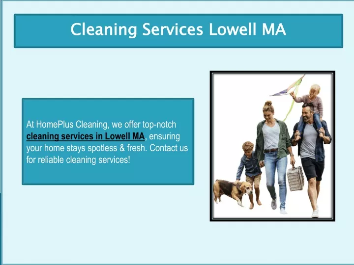 cleaning services lowell ma