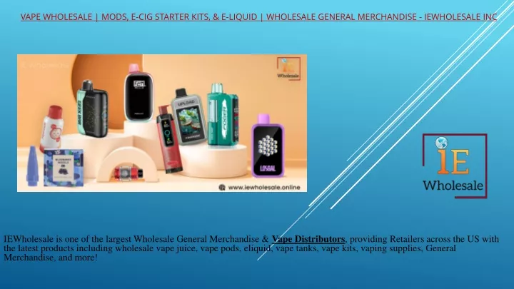 vape wholesale mods e cig starter kits e liquid wholesale general merchandise iewholesale inc