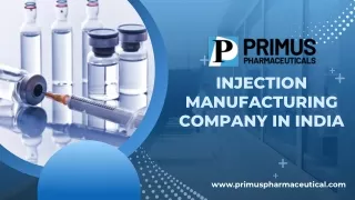 Injection Manufacturing Company In India