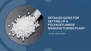 Polyacrylamide Manufacturing Plant Project Report