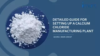 Calcium Chloride Manufacturing Plant Project Report