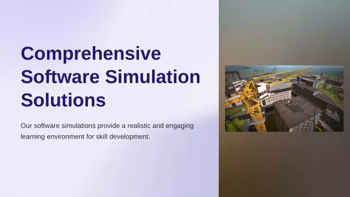 comprehensive software simulation solutions