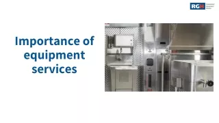 Importance of Equipment Services