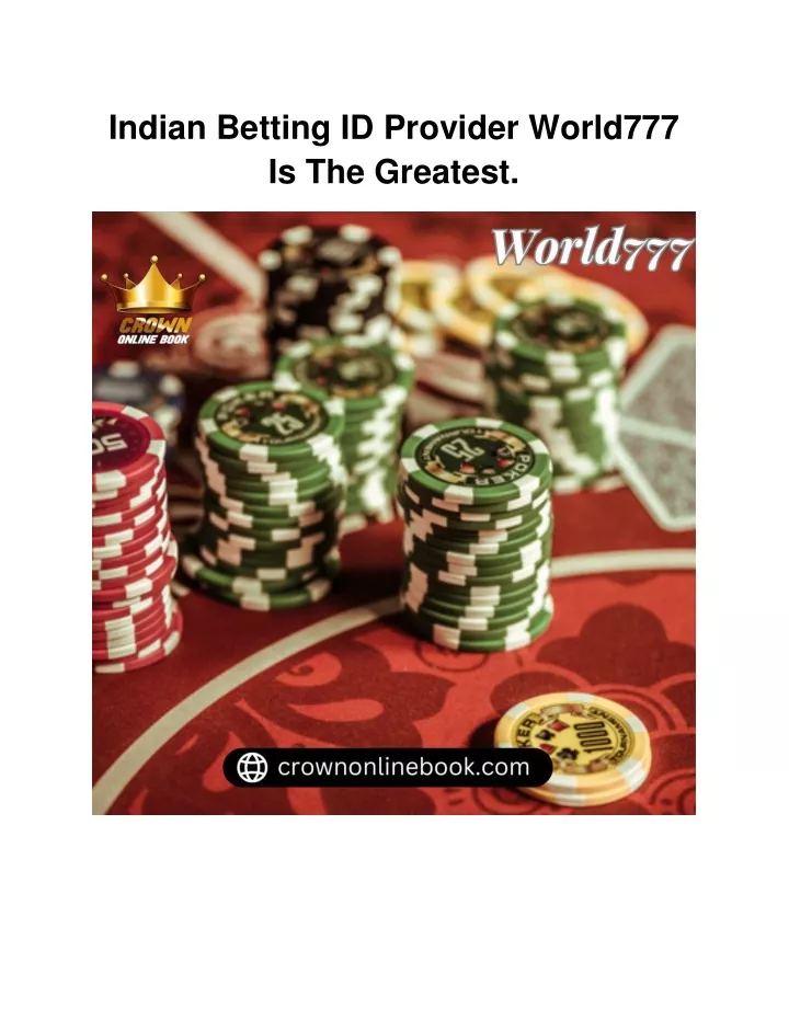 indian betting id provider world777