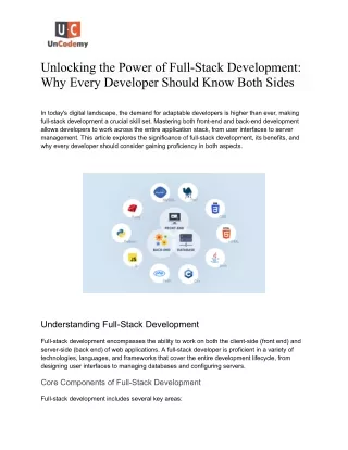 Unlocking the Power of Full-Stack Development