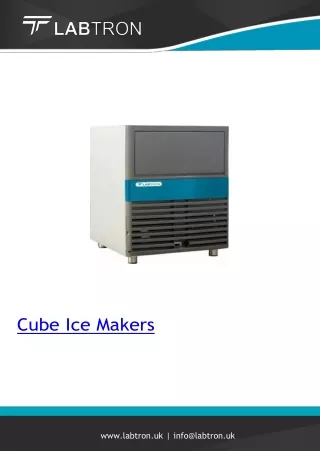 Cube-Ice-Makers