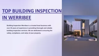 top building inspection in werribee
