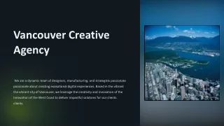 Vancouver Creative Agency: Innovative Solutions for Your Brand