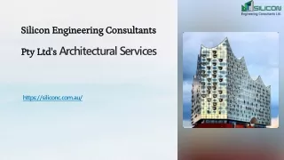 Architectural services by Silicon Engineering Consultants Pty Ltd.