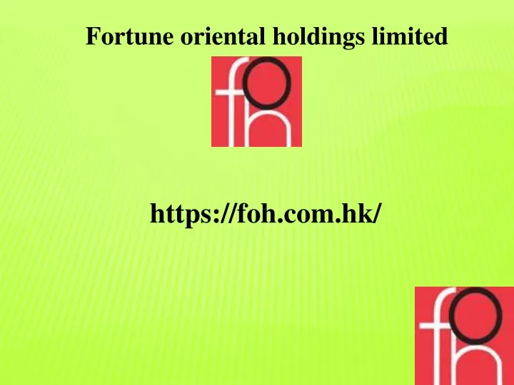 fortune oriental holdings limited