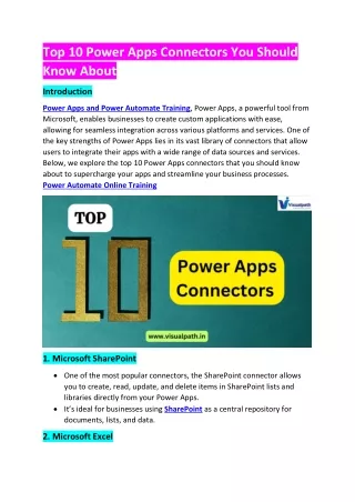 top 10 power apps connectors you should know about