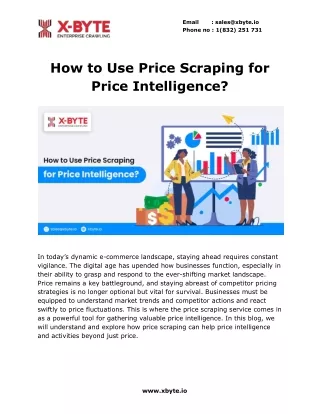 How to Use Price Scraping for Price Intelligence?