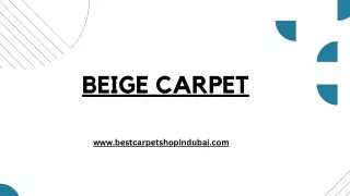 Beige Carpet