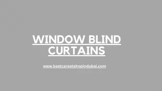 window blind curtains