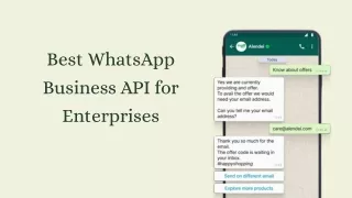 Best WhatsApp Business API for Enterprises