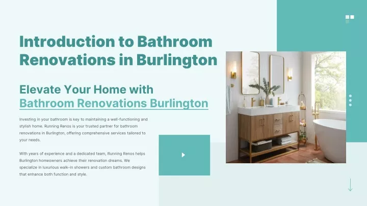 introduction to bathroom renovations in burlington