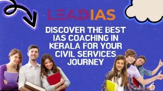 Discover the Best IAS Coaching in Kerala for Your Civil Services Journey