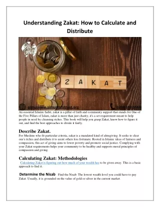 understanding zakat how to calculate