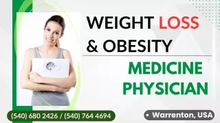 Weight Loss & Obesity Medicine Physician – Warrenton