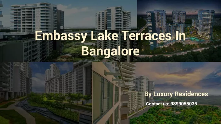 embassy lake terraces in bangalore