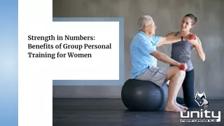 Strength in Numbers: Benefits of Group Personal Training for Women