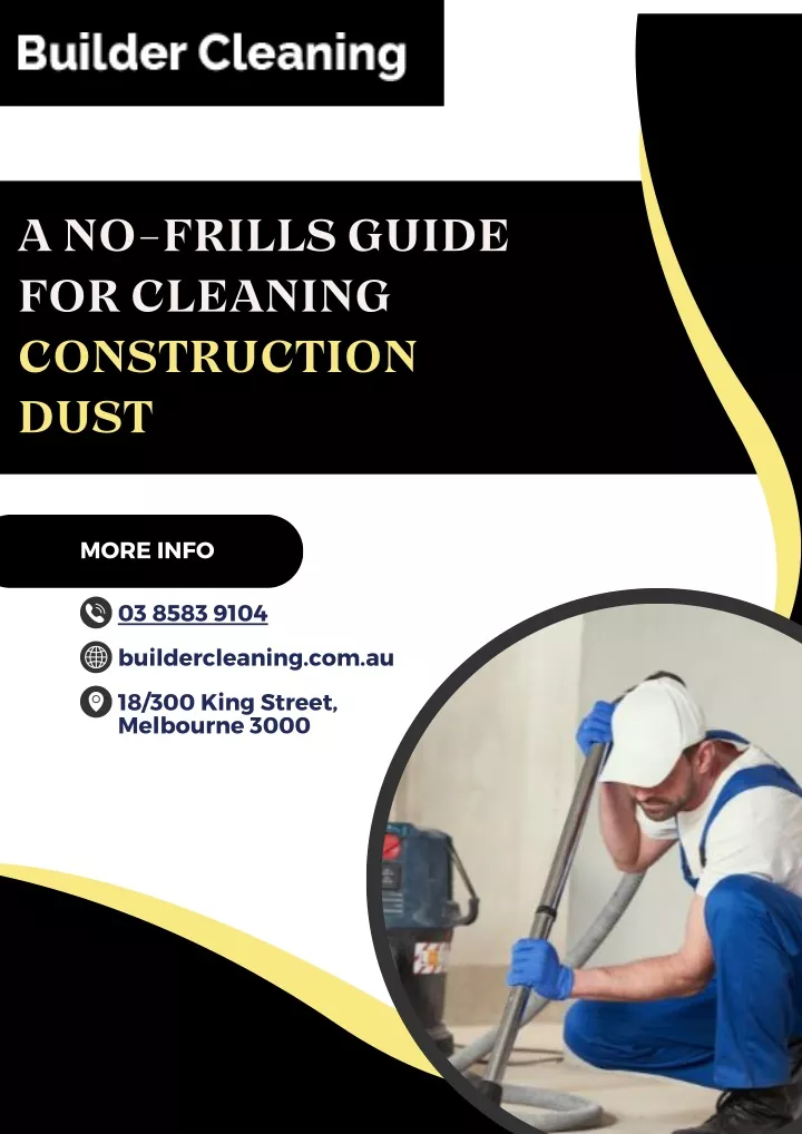 a no frills guide for cleaning construction dust