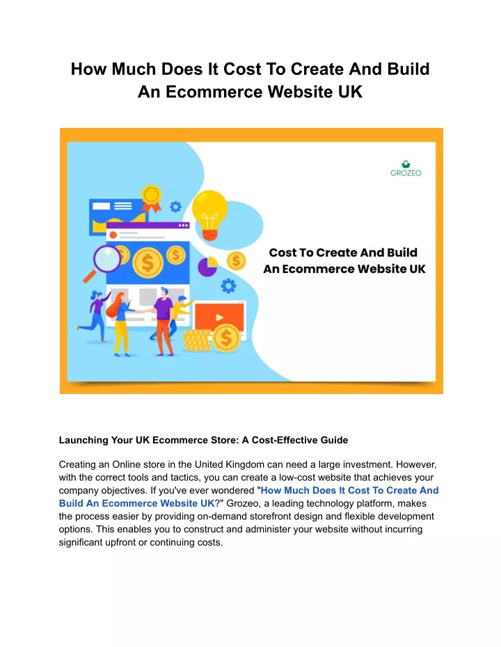 PPT - How Much Does It Cost To Create And Build An Ecommerce Website UK ...