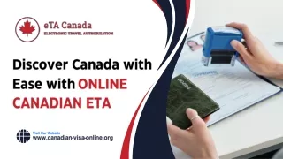 Discover Canada with Ease with ONLINE CANADIAN ETA