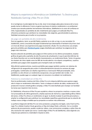 mejora tu experiencia inform tica con sidemarket