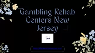 Gambling Rehab Centers New Jersey