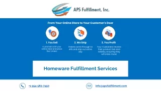 Homeware Fulfillment Services