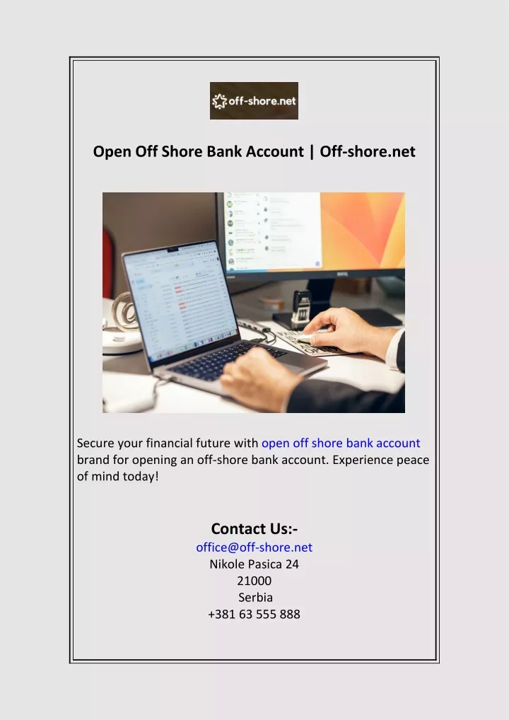 open off shore bank account off shore net