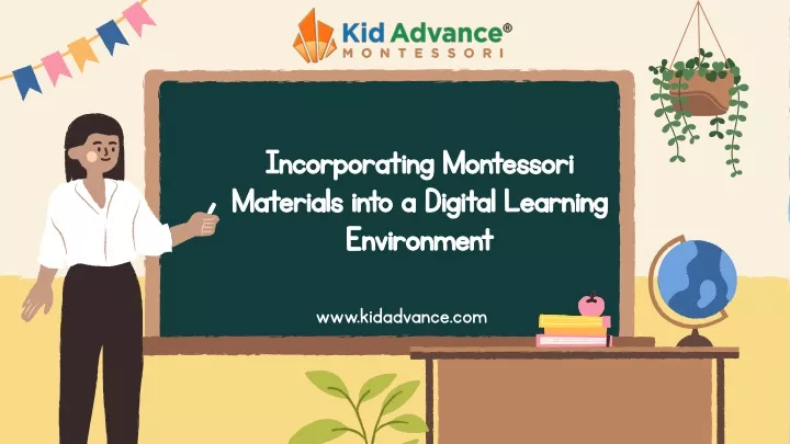 incorporating montessori materials into a digital