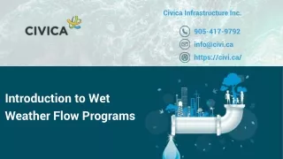 Wet Weather Flow Offsetting Programs