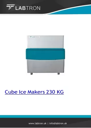 Cube-Ice-Makers- 230 KG Capacity
