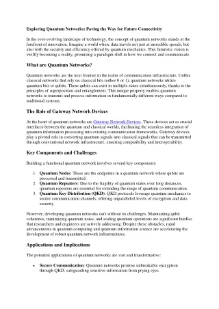 gateway networks devices