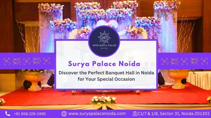 surya palace noida discover the perfect banquet