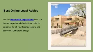 Best Online Legal Advice