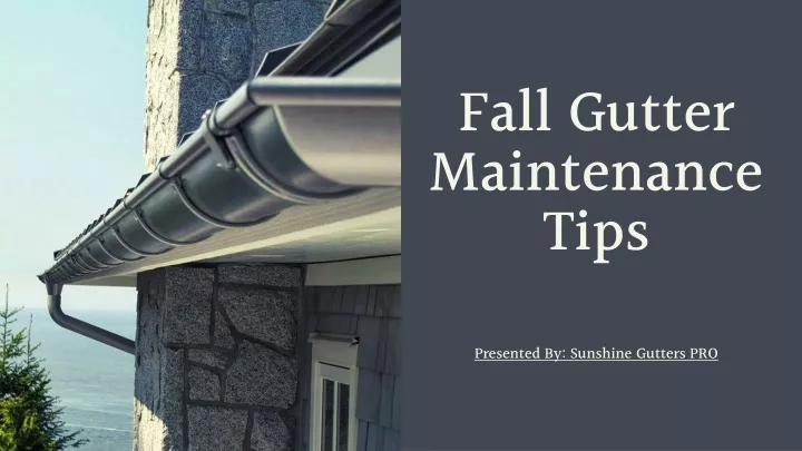 fall gutter maintenance tips