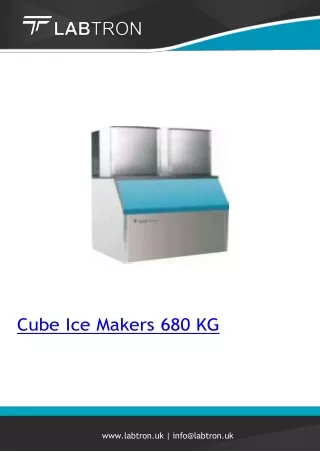 Cube-Ice-Makers 680 Kg Litters