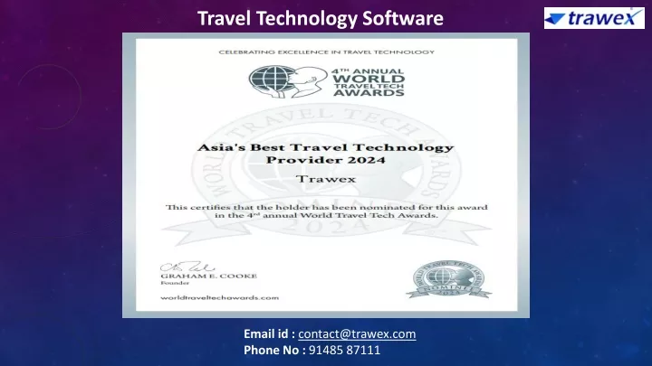 travel technology software